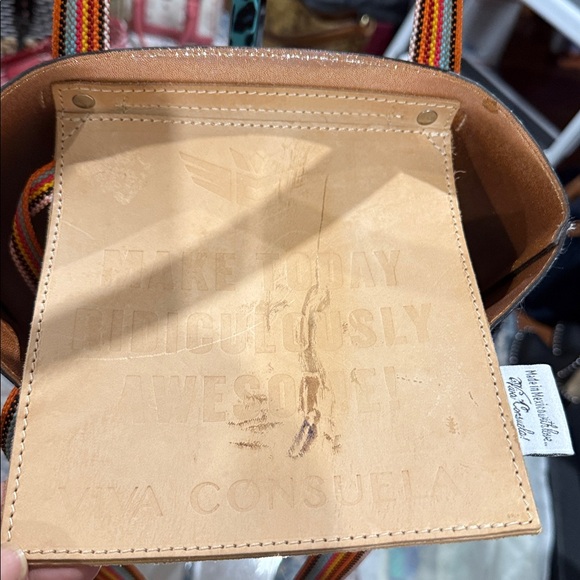 Consuela Blue Leopard Print Tote Bag - Picture 4 of 5